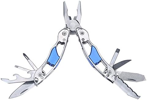 Mad Style 12 in 1 Wingman Multitool, 12 in 1 Multi Tool, Blue Steel Multitool