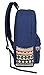 Veenajo Casual Lightweight Canvas Backpacks Cute Bookbag Shoulder Bag School Backpack for Teen Blue