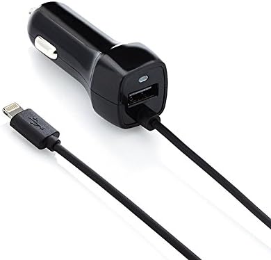 Amzomminc iPhone Car Charger for iPhone 7 Plus 7 6S Plus 6 Plus 6 5S 5 5C iPad Pro Air Mini and Extra USBPort for Android…