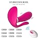 G-Spot Wearable Vibrator Butterfly Waterproof Vibrators Clitoris Masturbation Dildo Adult Sex Toys Invisible Wand USB Rechargeable Vagina Stimulator Massager with 9 Vibration Mode for Women Couples