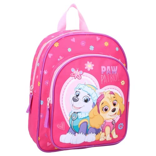 mybagstory - Backpack - Paw Patrol - Child - School - Primary - Kindergarten - Daycare - Nursery - Girls' School Bag - Size 30 cm - Adjustable shoulder straps, Pink