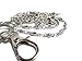 ATLanyards Long Oval and Ball Chain Lanyard - Stainless Steel Badge Holder