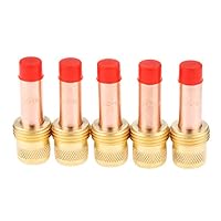 Mtsooning 5Pcs 45V27 Gas Len Collet Body 3.2mm 1/8" for WP-17 18 26 TIG Welding Torch