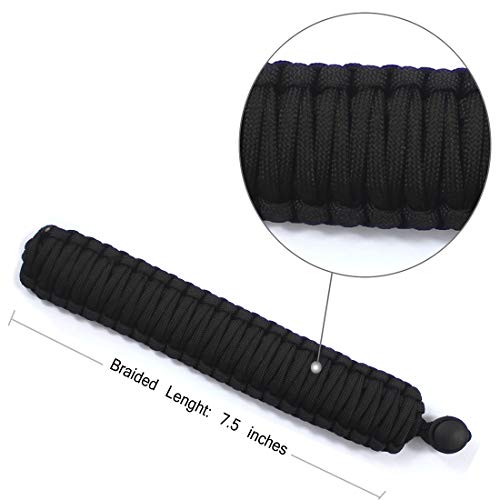 Braided 550 Paracord Adjustable Camera Wrist Strap/Bracelet for Mirrorless Compact System DSLR Cameras, Binoculars and Digital Camera