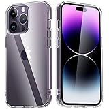 Migeec for iPhone 14 Pro Max Clear Case Shockproof
