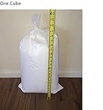 Extremely Comfortable Premium X-small 3mm 12 Ounces One Cubic Foot 25 Liters Virgin Micro Styrofoam Bean Bag Filler Refill Pure Bead Stuffing Packaged and Shipped in a Bag