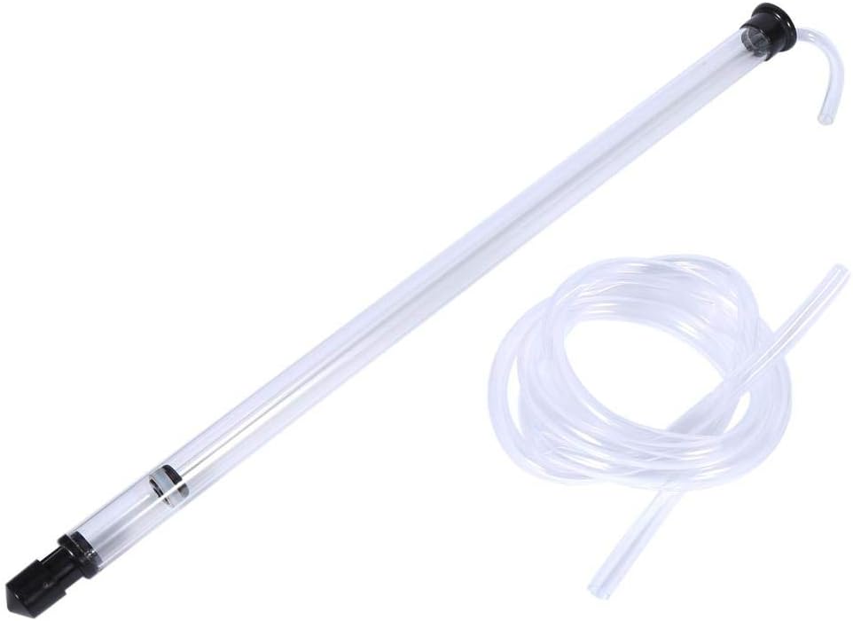 Dgtrhted Auto Siphon,Siphon - Auto Siphon Racking Cane for Beer Wine Bucket Carboy Bottle with Tubing Plastic,Black.