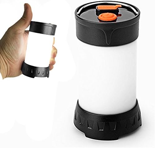 Ultra Bright Camping Lantern Tent Lights Adjustable Brightness Emergency Flashlight Waterproof Rechargeable for Outdoor Hiking Camping Nightlight 10cm Length