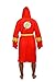 The Flash Hooded Fleece Robe Red