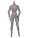1/6 Female Sportswear Suit for Large Medium Bust Phicen Hottoy Female Body (Gray)