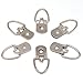 Jetovo 60 Pcs Heavy Duty D Ring Picture Frame Hanging Hangers (40 Single Hole + 20 Double Hole) with 80 Pcs Screws