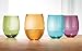 Tuscana Asst Color 14oz Stemless Wine Glass S/4