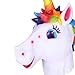 Lepy Unicorn Mask Halloween Costume Latex Unicorn Animal Horse Mask Adult Size - Color (Colorful)