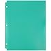 JAM Paper 2 Pocket 3 Hole Punched Plastic Presentation School Folder - Assorted Colors - 4/pack