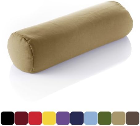 Blue Banyan Bolster Cushion POLYESTER FIBRE FILLING for Yoga/Meditation/Shiatsu/General Support - various sizes/colours available