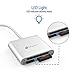 Faracent USB C Thunderbolt 3 CF/SD/Micro SD Memory Card Reader Adapter, CompactFlash Speed Upto 125 MB/s, SD/MicroSD Upto 95 MB/s, Compatible with MacOS Windows Android and New iPad Pro 2018