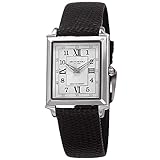 Bruno Magli Women's Valentina Romana Swiss Quartz Tank Shaped Italian Leather Strap Watch