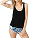Haola Women's Crop Top Casual Vest Tops Backless Bandage Tank Loose Tees Black XL