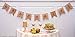 Sterling James Co. Baby Girl Burlap Banner - Baby Shower Decorations for Girl - Gender Reveal Party