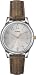 Timex Women's T2P0942M Metallic Brown Leather Strap Watch