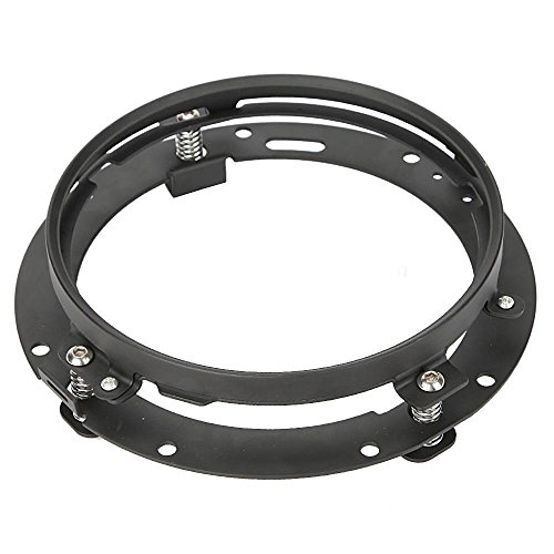 Eagle Lights 8700 Adapter Ring for 7" LED Headlights for Harleys prior to 2014 (Black)