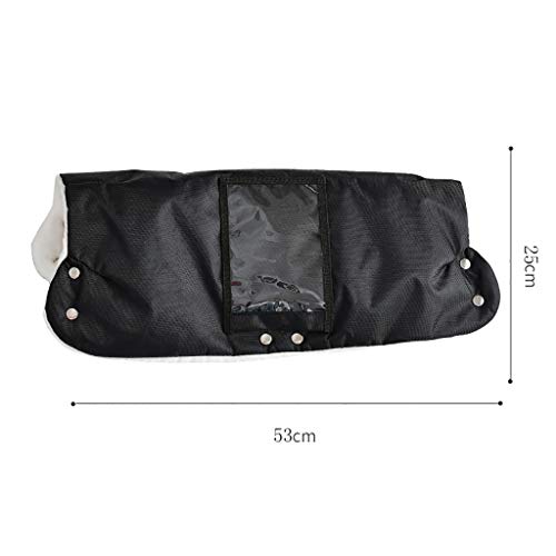 Sikye Waterproof Winter Hand Warmer Glove for Pushchair Cart Baby Stroller Hand Muffs Thick Mitten Windproof