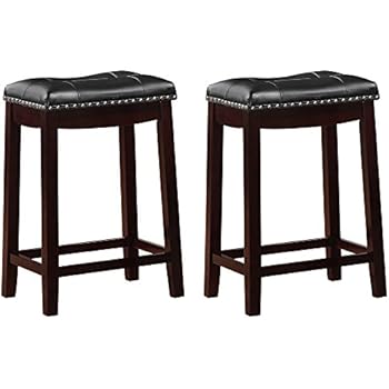 Angel Line Cambridge Padded Saddle Stool with Cushion, 24