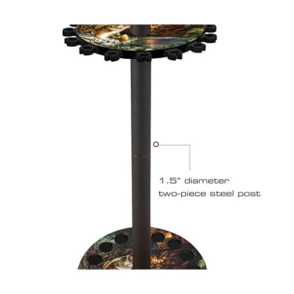 Rush-Creek-Creations-Bass-Round-16-Fishing-Rod-Storage-Rack