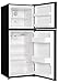 Danby DFF100C1BDB 10.0 cu.ft. Two Door Apartment Size Refrigerator, Black