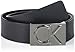 Calvin Klein Men's 38mm Flat Strap Smooth, Matte Leather Belt