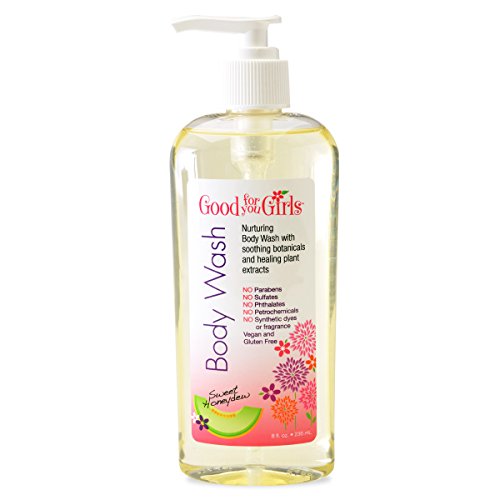 Good For You Girls Body Wash with natural ingredients scent of Sweet Honeydew, 8 oz