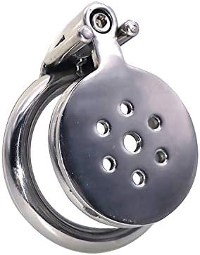 Bondage Masters, Nano Chastity Micro Chastity Device Ultra Small CB Device Unique Lock, Silver