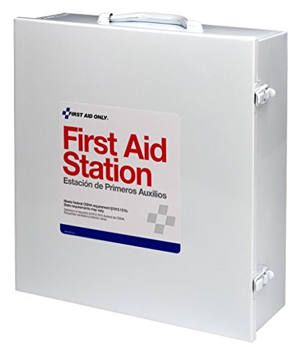 First Aid Only 100 Person 3 Shelf First Aid Steel Cabinet