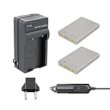 Bonacell 2 Pack Replacement Nikon EN-EL5 1500mAh Battery and Charger Kit for Nikon CoolPix 3700, 4200, 5200, 5900, 7900, P3, P4, P80, P90, P100, P500, P510, P520, P530, P5000, P5100, P6000, S10