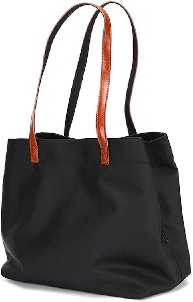 Tote Bag for Women Large Nylon Purses Handbags Leather