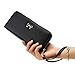 Small Crossbody Bag Cell Phone Purse for Women,Women Wallet Long Clutch Faux Leather Card Holder Fashion Hand Purse Lady Woman Handbag Bag-Black