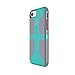 Speck Products CandyShell Grip iPhone SE 2020 Case Fits iPhone 8/7/6S/6 - Caribbean Blue/Bubblegum Pink