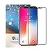 iPhone X Screen Protector, Tiamat Carbon Fiber 3D Curved Edge Full Coverage iPhone X Tempered Glass Screen Protector [3D Touch] [Anti-Scratch] [HD Clear] Screen Protector