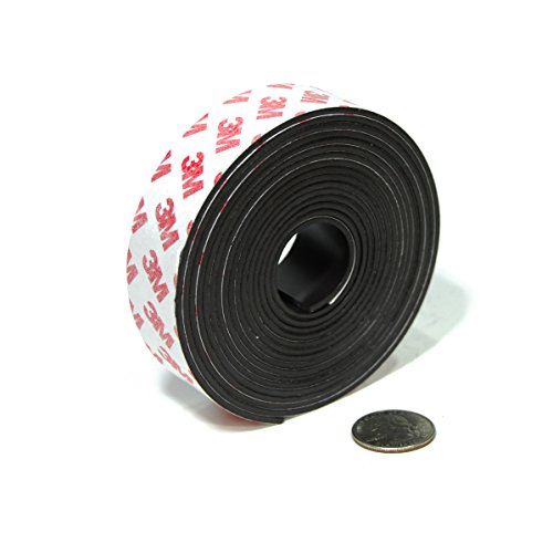 image for TAQTON Flexible Magnetic Tape - 1 Inch x 10 Foot. Industrial Strength 