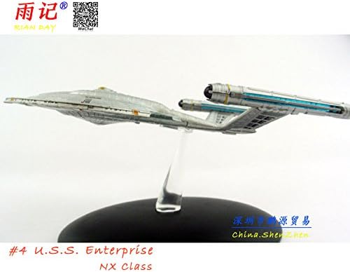 RIAN DAY Starship Model Toys Star Trek U.S.S. Enterprise Klingon Warship Diecast Metal Spacearaft Model Toy For Gift/Collection (#4)