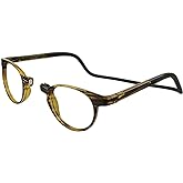 Clic Magnetic Reading Glasses for Men or Women, Soft Foldable Band, Computer Readers, Taku (S-XL)