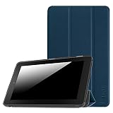 Fintie Slim Shell Case for Amazon Fire (Previous Generation - 5th) 2015 release - Super Slim Lightweight Standing Cover, Navy