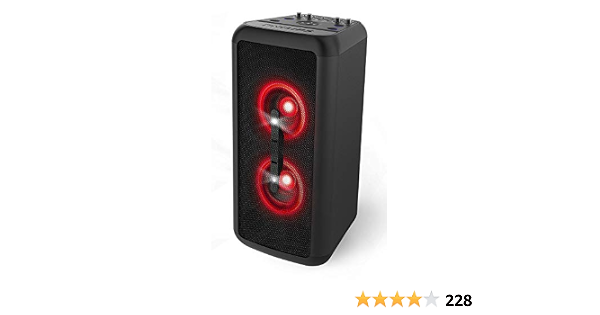 Philips Audio TANX200 Portable Bluetooth Party Speaker,Built-in Carry  Handle,2X mic inputs and 1x Guitar Input (6.3 mm) Without Remote Control,  black, extra large (TANX200/37): Buy Online at Best Price in UAE -