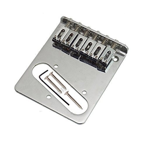 Chrome tele bridge telecaster electric guitar saddle br…