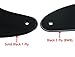 KAISH Jazz Bass J Bass Pickguard fits USA/Mexican 4 String Fender Jazz Bass Black 3 Ply