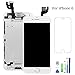 FFtopu for iPhone 6 Screen Replacement White, LCD Touch Display Digitizer Assembly with Home Button, Front Facing Camera Proximity Sensor, Ear Speaker and Full Repair Tools