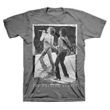 The Rolling Stones Mick & Keith Live Photo T-shirt - Gray (X-Large)