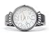 Gun Black Crystal Metal Band Large Face Women's Bangle Cuff Watch