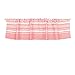Coral Pink Tribal Print Window Valance by The Peanut Shell - 100% Cotton Sateen