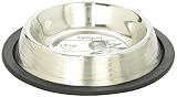 Maslow Stainless Steel Non-Skid/Non-Tip Pet Bowl with Ridges, 1-Cup